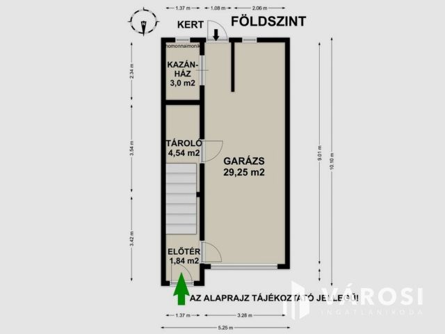 Sorház kis kerttel a Jókai utcához közel!