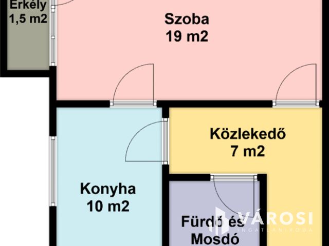 Komló szilvásban 1szobás azonnal költözhető lakás eladó