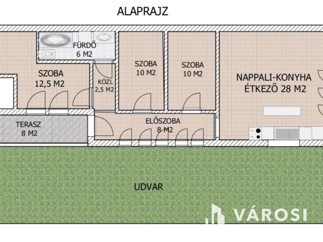 Legyen az első bérlője 80 m2 kertkapcsolatos lakásnak